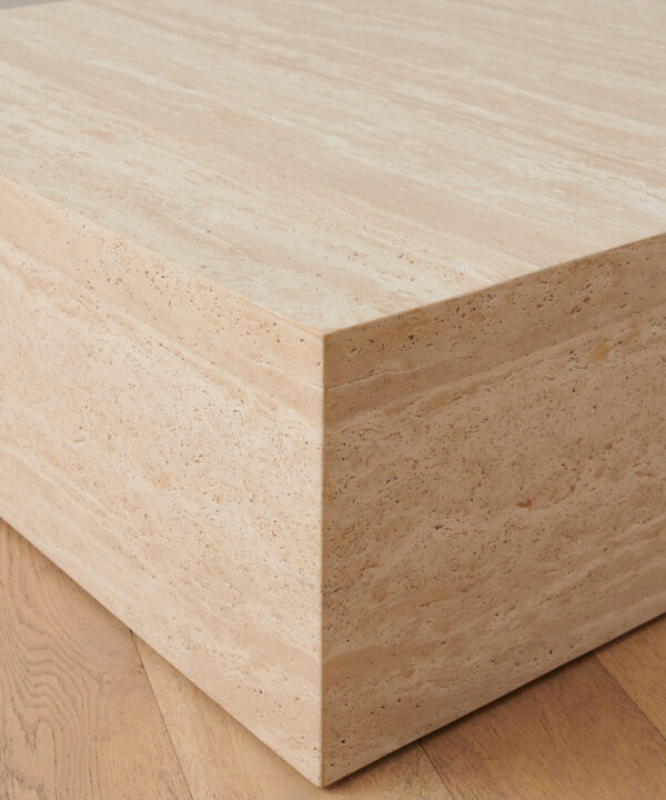Travertine Square Coffee Table