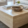 Travertine Square Coffee Table