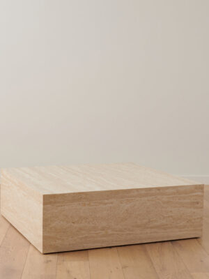 Travertine Square Coffee Table