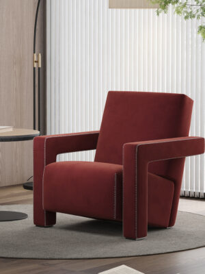 Fabric armchair