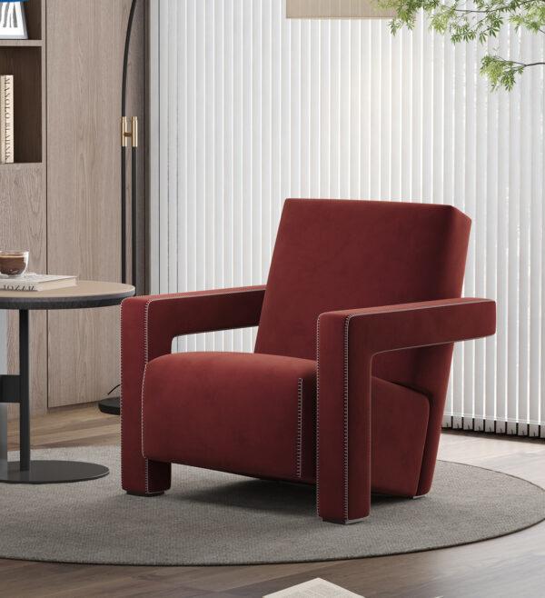 Fabric armchair