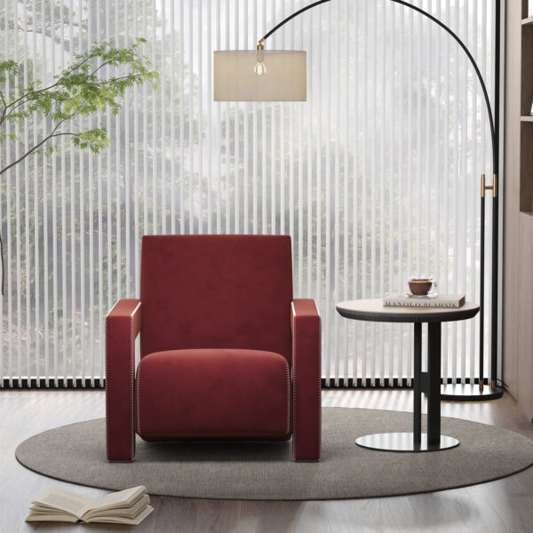 Fabric armchair