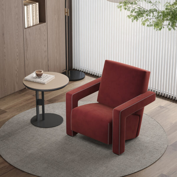 Fabric armchair