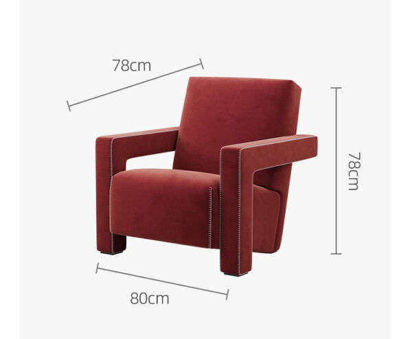 Fabric armchair