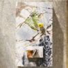 Veined Modellato Marble Plinth Coffee Table