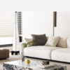 Veined Modellato Marble Plinth Coffee Table
