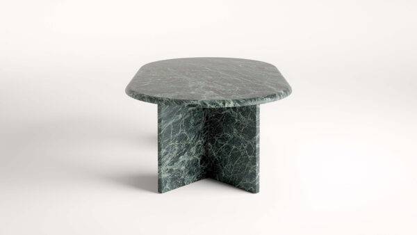 Verde Alpi Marble Dining Table
