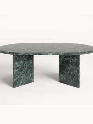 Verde Alpi Marble Dining Table