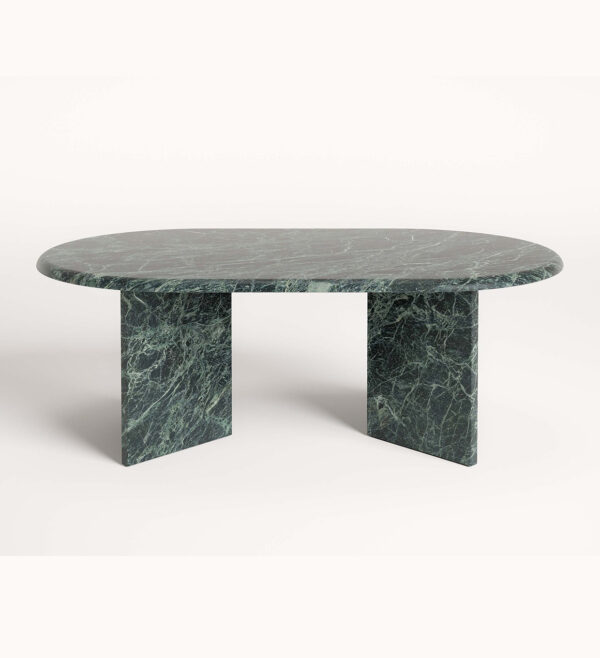 Verde Alpi Marble Dining Table