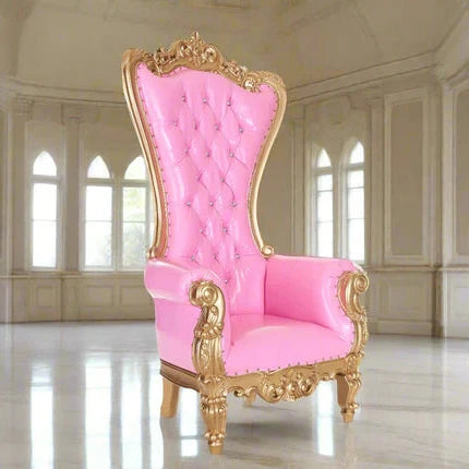Wedding Pink Throne Chair