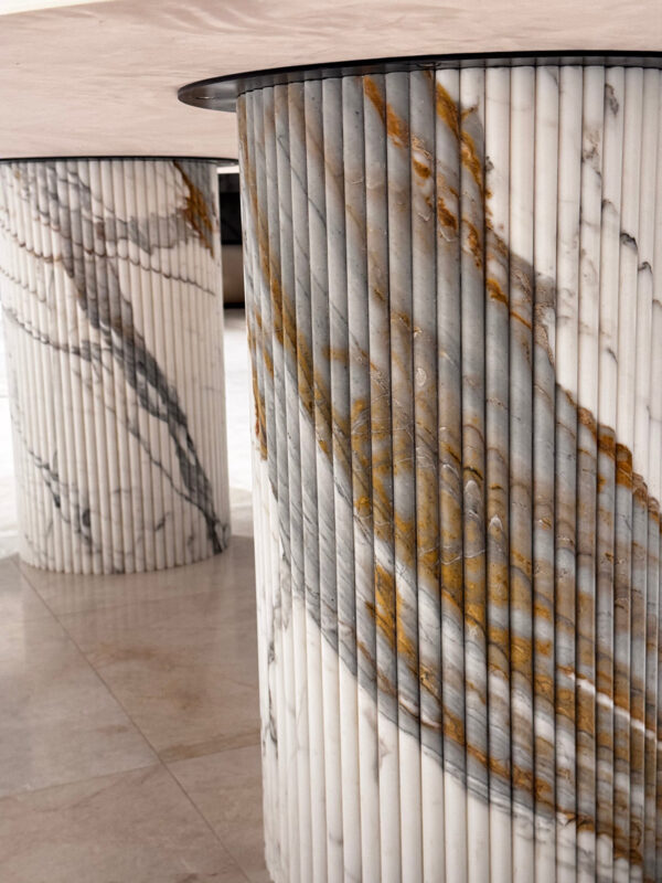 Luxurious Marble Dining Table