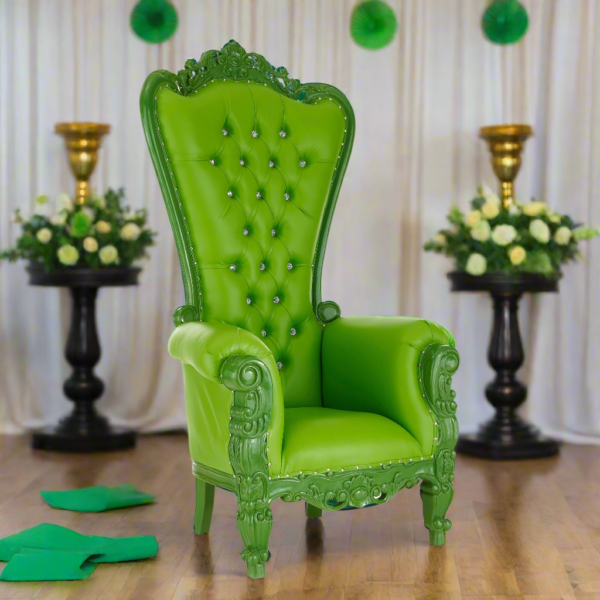 Wooden Classic King Queen Throne Wedding Chair
