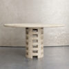 Round Brace Dining Table