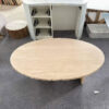 Natural Edge Travertine Coffee Table